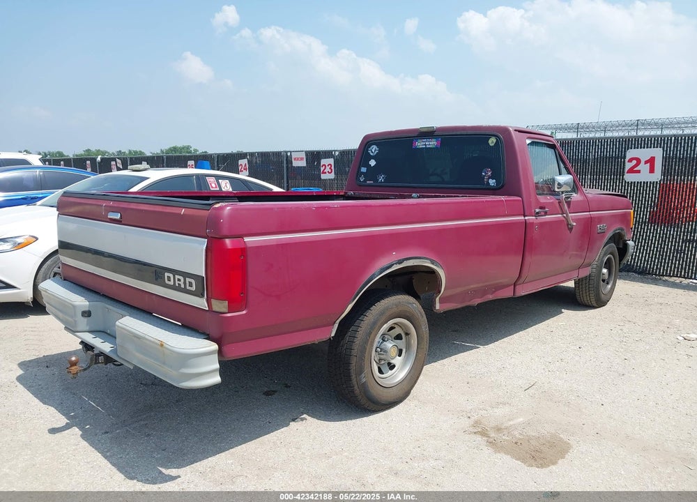 1991 FORD F150 VIN: 1FTDF15Y4MNA93909