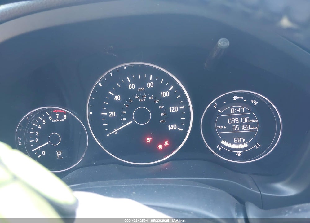 2019 HONDA HR-V VIN: 3CZRU5H15KM726338