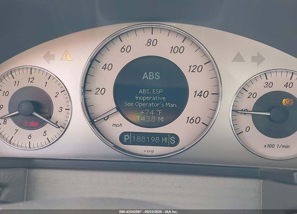 2007 MERCEDES-BENZ E 350 VIN: WDBUF56X47B171655