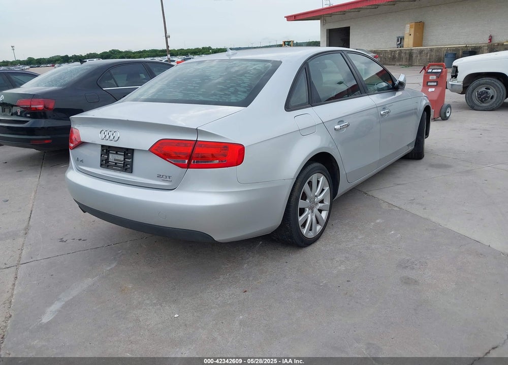 2012 AUDI A4 VIN: WAUBFAFL3CA024304