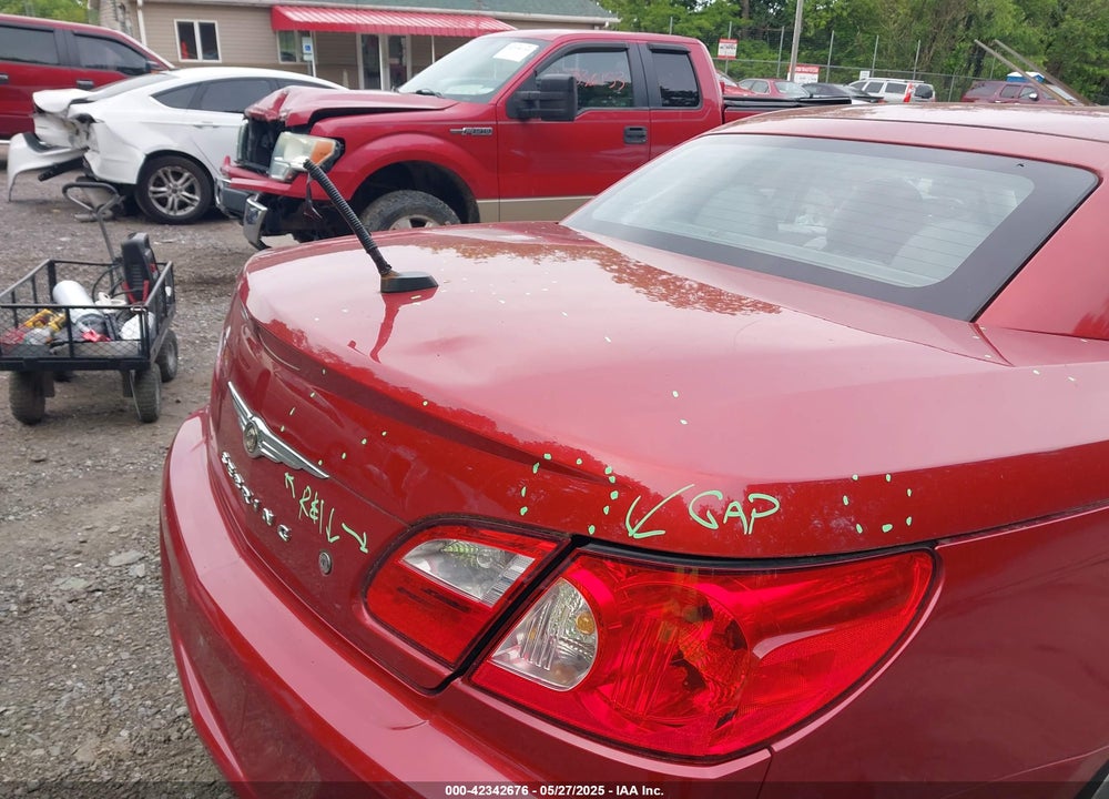 2008 CHRYSLER SEBRING VIN: 1C3LC65M48N168231