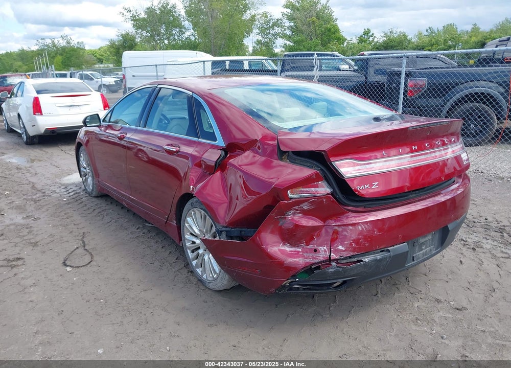 2013 LINCOLN MKZ VIN: 3LN6L2G99DR803280