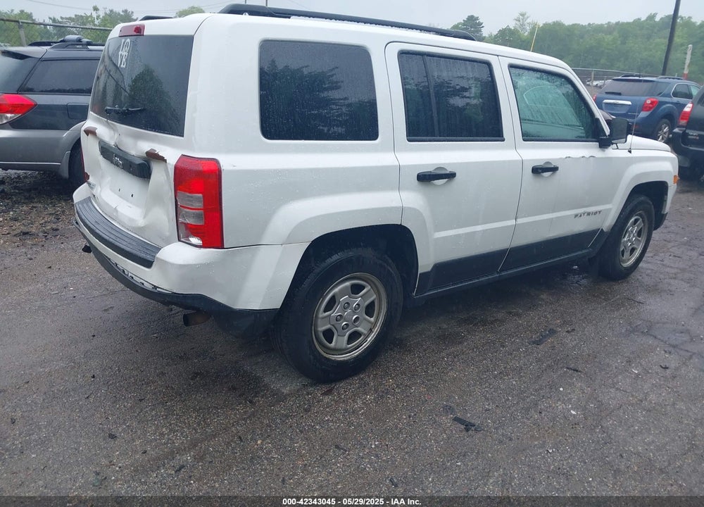 2016 JEEP PATRIOT VIN: 1C4NJPBB8GD677732