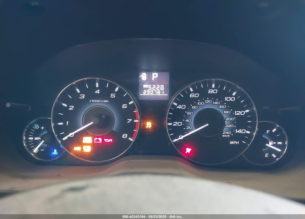 2012 SUBARU LEGACY VIN: 4S3BMBC65C3015542