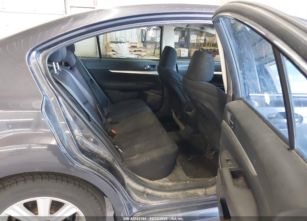 2012 SUBARU LEGACY VIN: 4S3BMBC65C3015542
