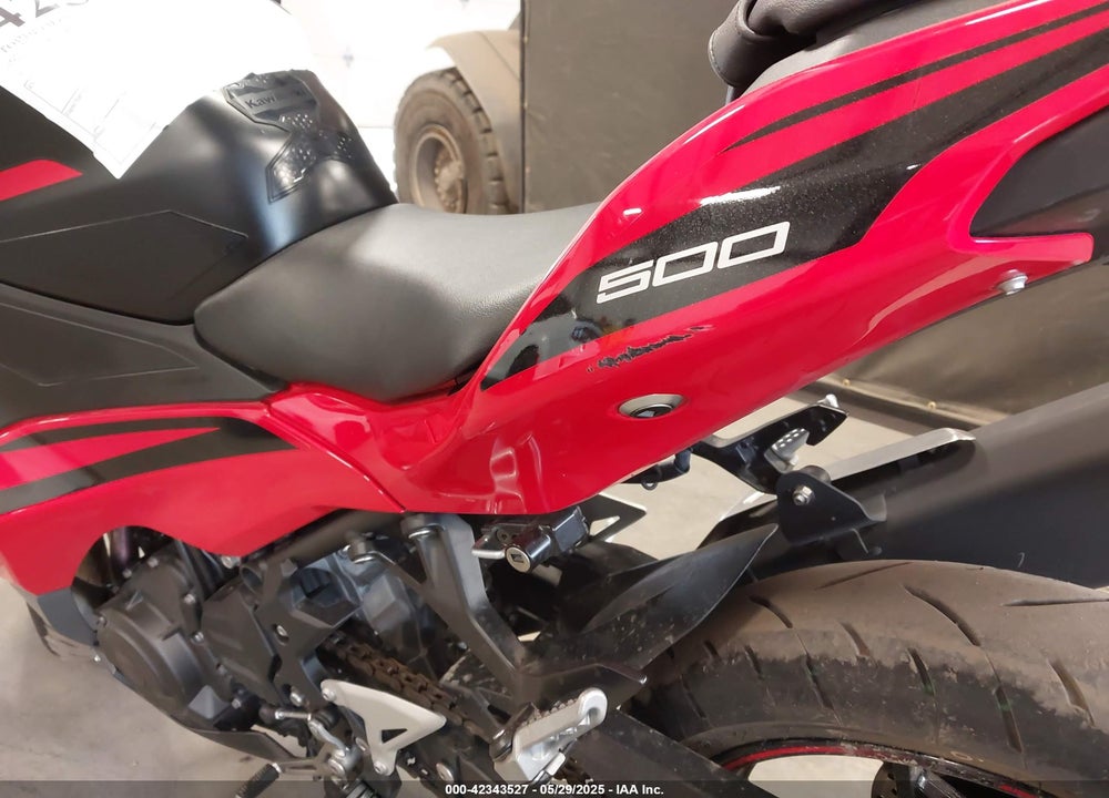 2025 KAWASAKI EX500 A/B VIN: ML5EXGJ15SDA61046