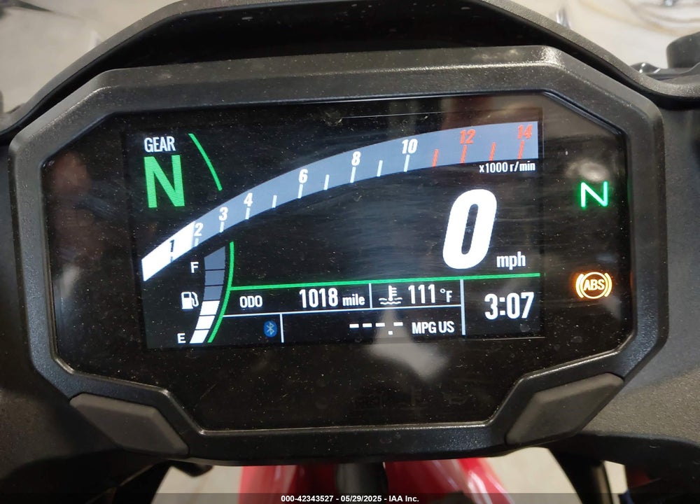 2025 KAWASAKI EX500 A/B VIN: ML5EXGJ15SDA61046