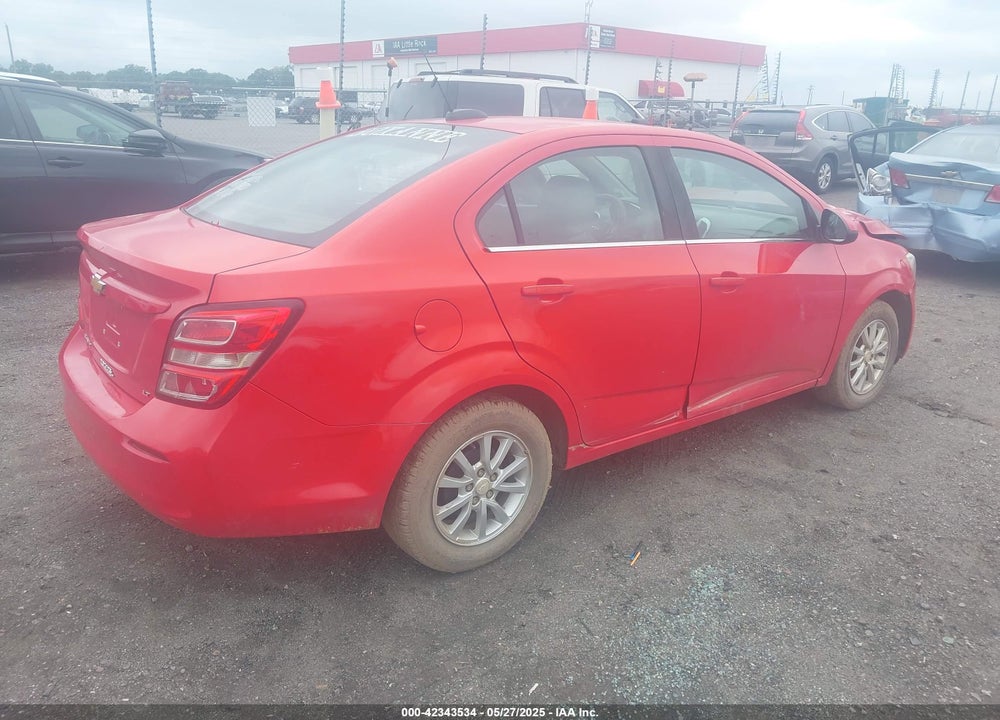2017 CHEVROLET SONIC LT AUTO VIN: 1G1JD5SH7H4105396