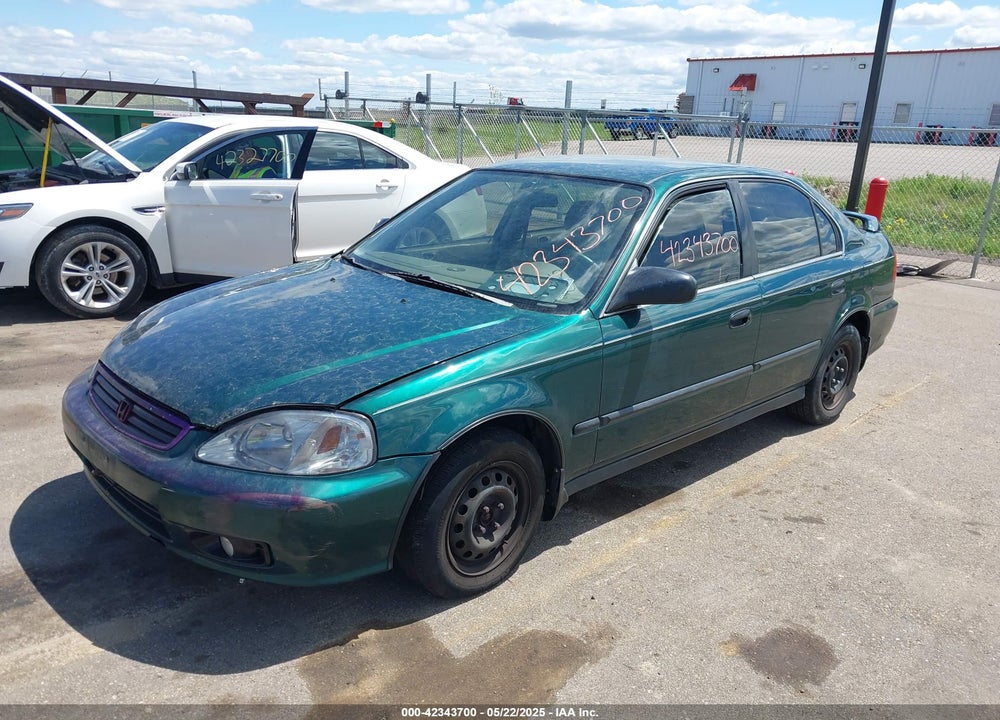 1999 HONDA CIVIC LX VIN: 1HGEJ6672XL044666