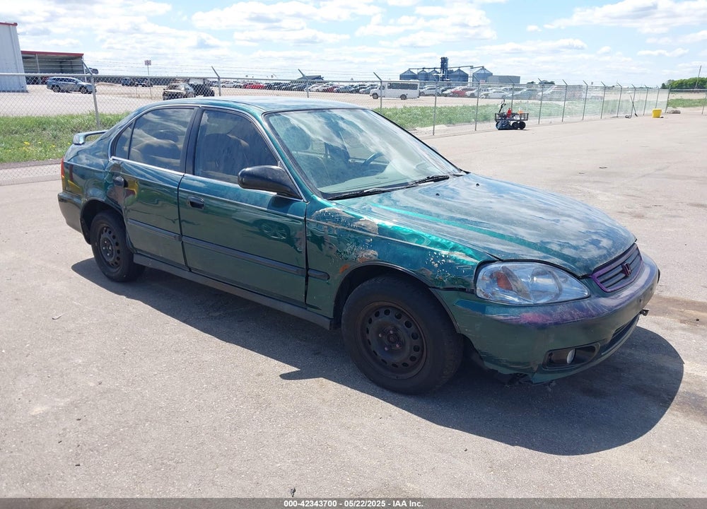 1999 HONDA CIVIC LX VIN: 1HGEJ6672XL044666