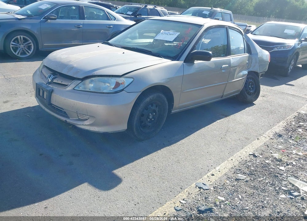 2004 HONDA CIVIC LX VIN: 2HGES15604H566178