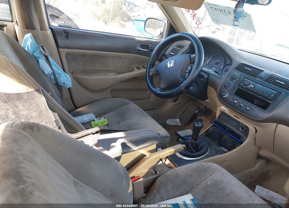 2004 HONDA CIVIC LX VIN: 2HGES15604H566178