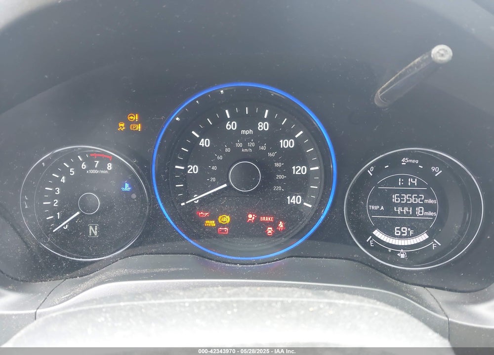 2016 HONDA HR-V EX VIN: 3CZRU5H59GM748594