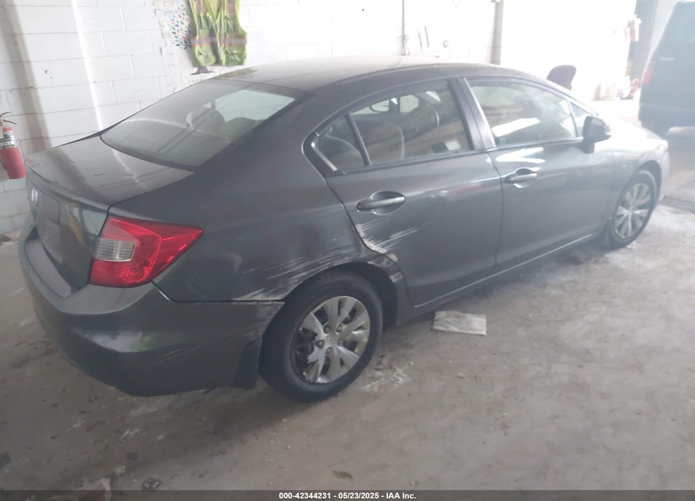2012 HONDA CIVIC LX VIN: 2HGFB2F54CH327683