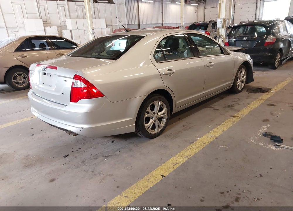 2012 FORD FUSION VIN: 3FAHP0HA1CR110433