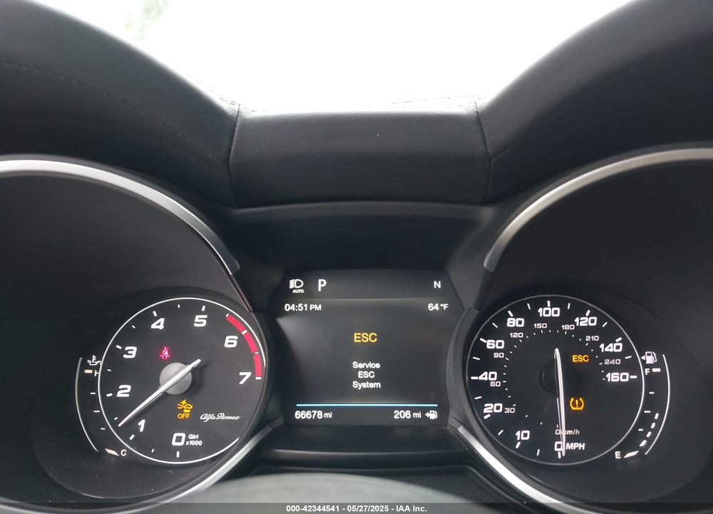 2019 ALFA ROMEO STELVIO VIN: ZASPAKBN9K7C30492