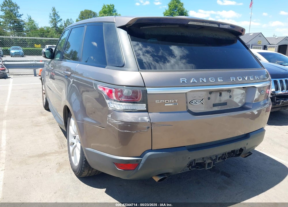 2015 LAND ROVER RANGE ROVER SPORT VIN: SALWR2VF1FA531194