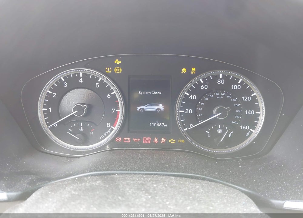 2019 HYUNDAI SANTA FE VIN: 5NMS23AD2KH000560