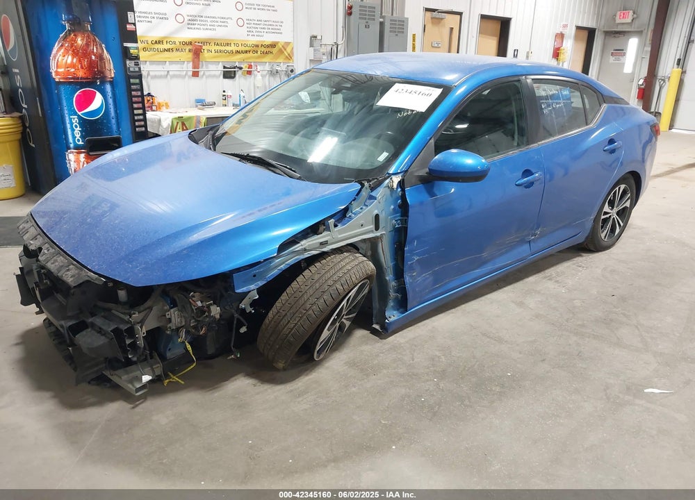 2021 NISSAN SENTRA SV XTRONIC CVT VIN: 3N1AB8CV6MY296936