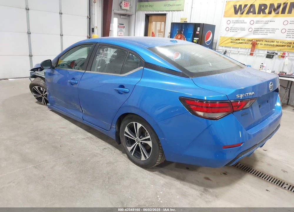 2021 NISSAN SENTRA SV XTRONIC CVT VIN: 3N1AB8CV6MY296936