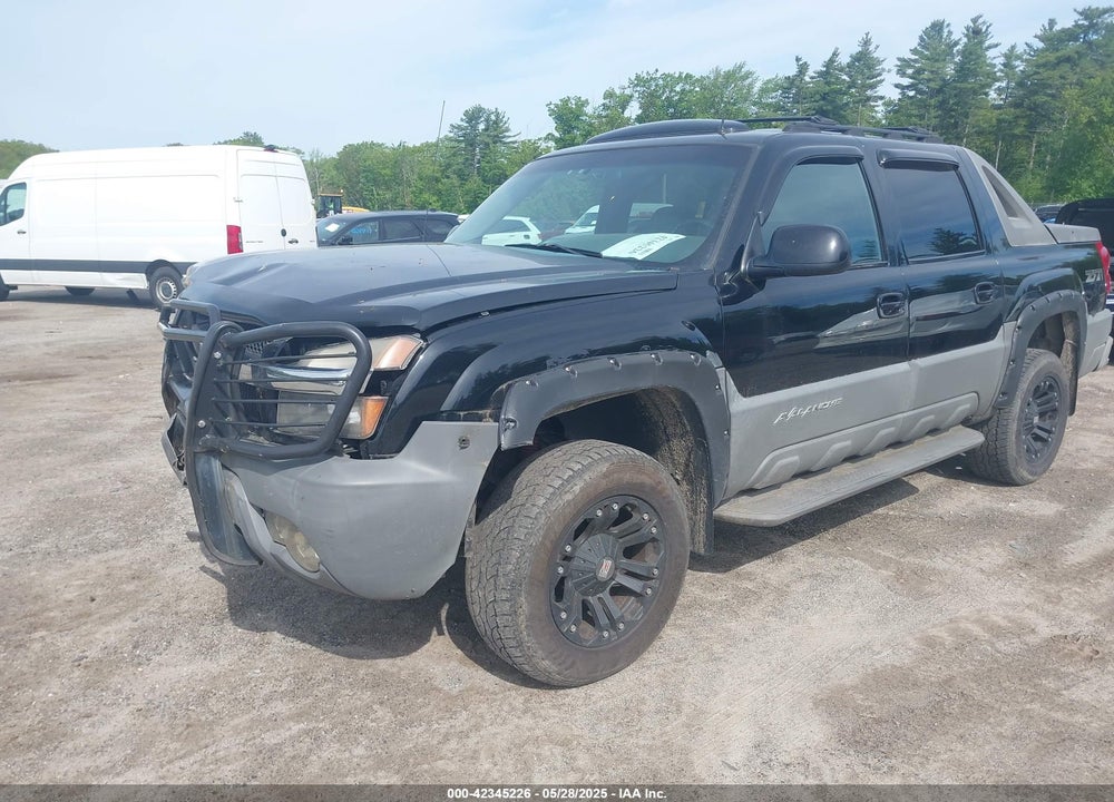 2002 CHEVROLET AVALANCHE 1500 VIN: 3GNEK13T82G127676