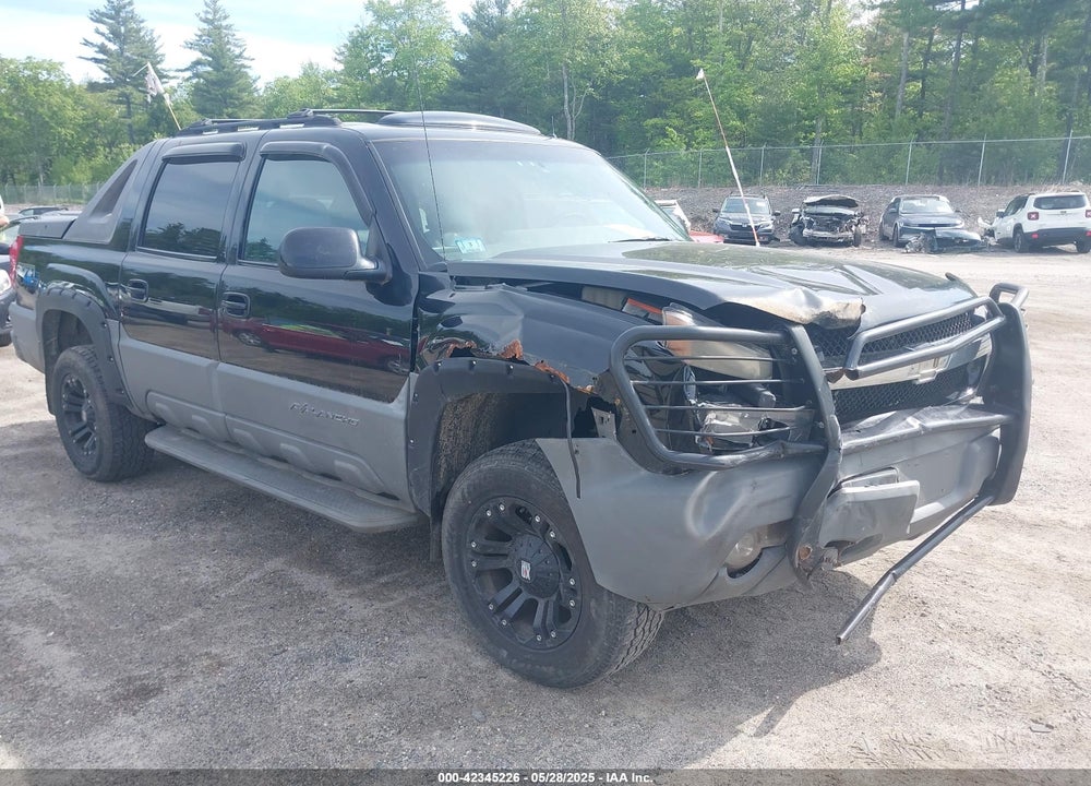 2002 CHEVROLET AVALANCHE 1500 VIN: 3GNEK13T82G127676