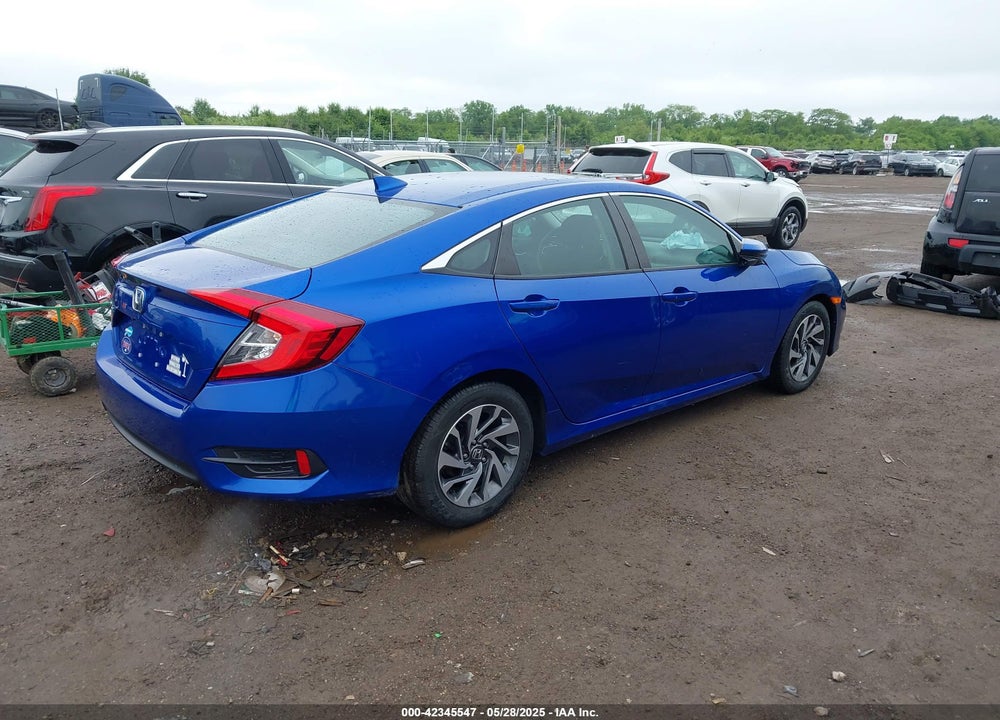 2018 HONDA CIVIC EX VIN: 2HGFC2F7XJH547194