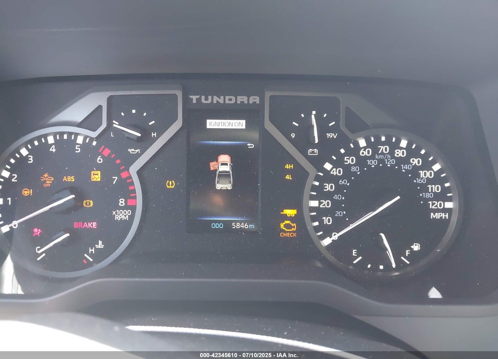 2025 TOYOTA TUNDRA VIN: 5TFLA5DB3SX257215