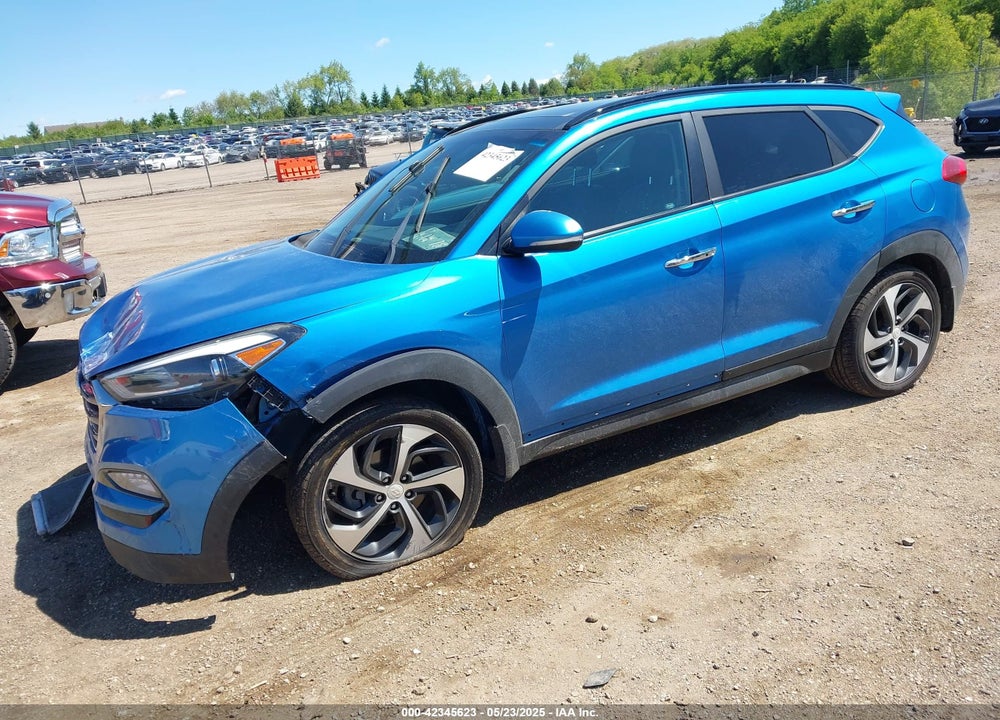 2016 HYUNDAI TUCSON LIMITED VIN: KM8J3CA21GU142613
