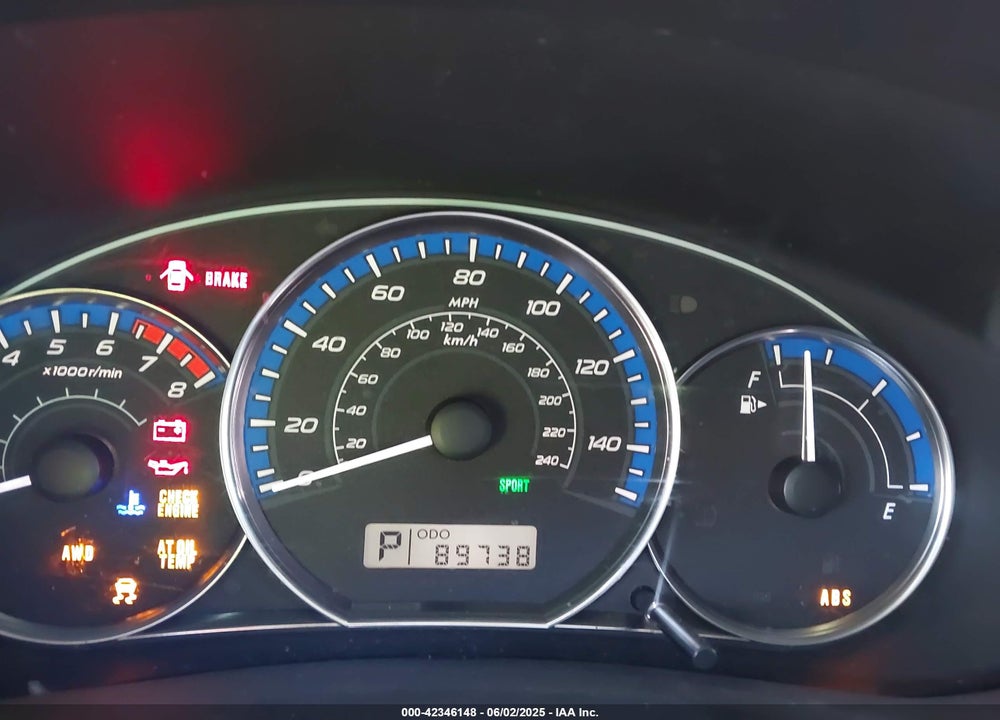2012 SUBARU FORESTER VIN: JF2SHADC8CH457643