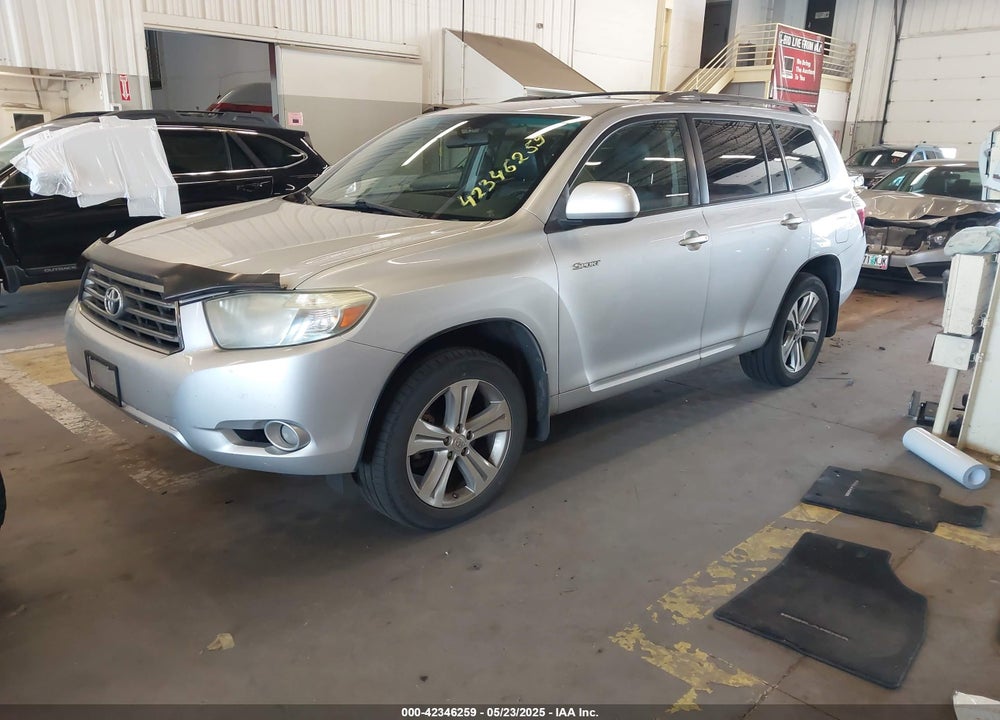 2008 TOYOTA HIGHLANDER SPORT VIN: JTEES43A782070246