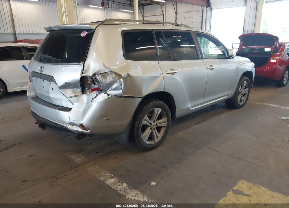 2008 TOYOTA HIGHLANDER SPORT VIN: JTEES43A782070246