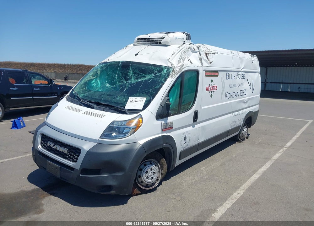 2019 RAM PROMASTER 2500 HIGH ROOF 159 WB VIN: 3C6TRVDG9KE515166