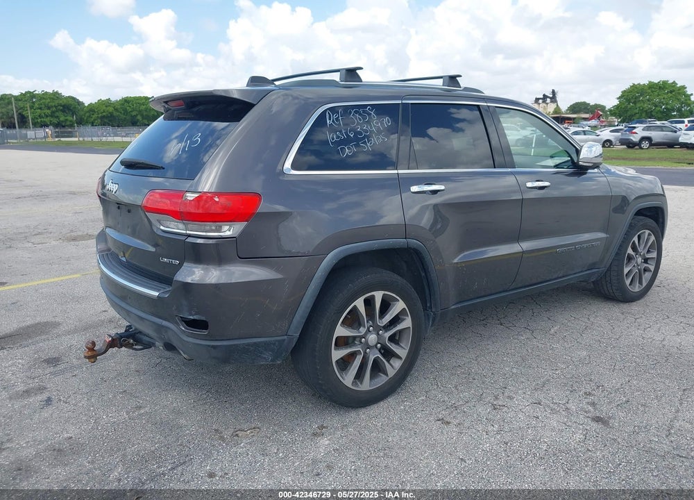 2018 JEEP GRAND CHEROKEE LIMITED 4X4 VIN: 1C4RJFBG2JC334970