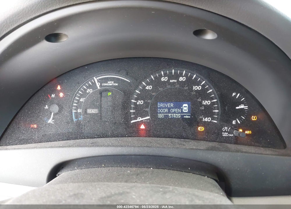 2009 TOYOTA CAMRY HYBRID VIN: 4T1BB46K89U081575