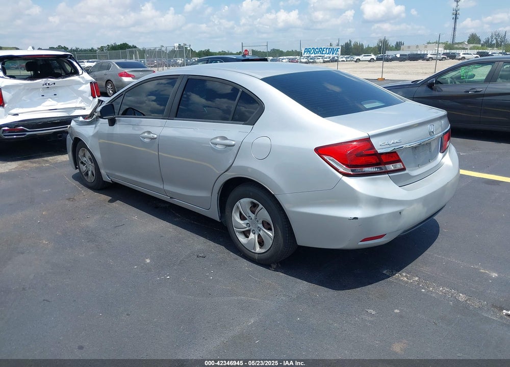 2015 HONDA CIVIC LX VIN: 19XFB2F52FE000147