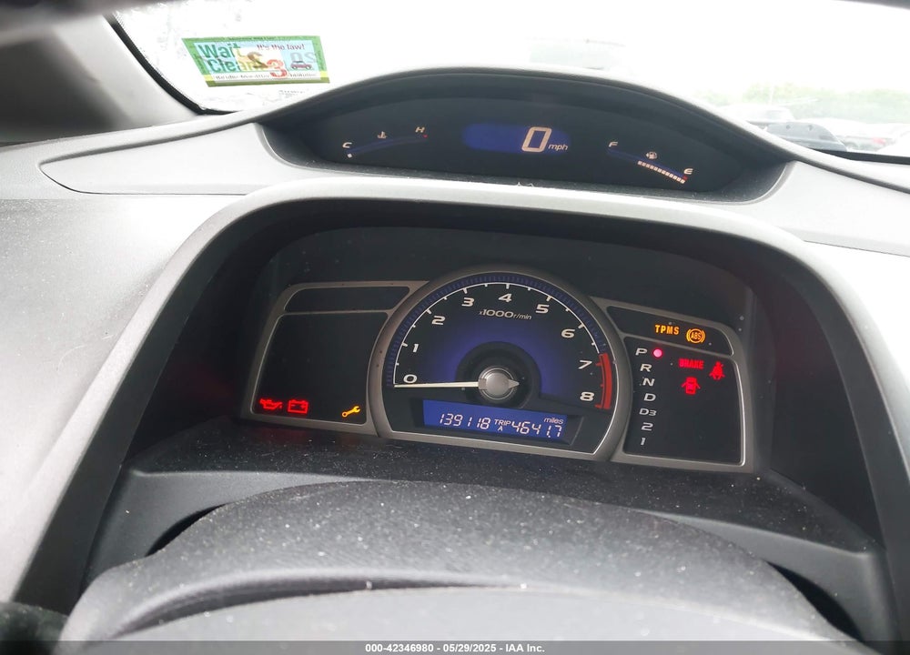 2008 HONDA CIVIC VIN: 2HGFA16998H319280