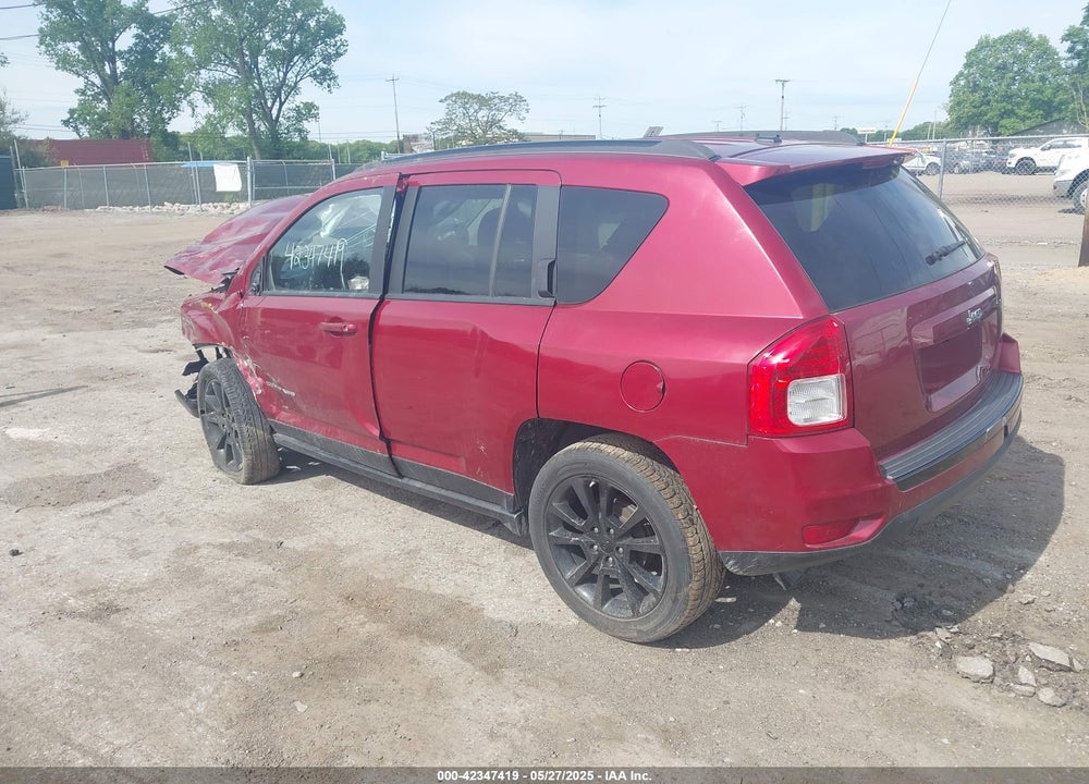 2012 JEEP COMPASS LATITUDE VIN: 1C4NJCEB5CD683941