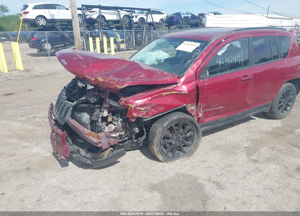 2012 JEEP COMPASS LATITUDE VIN: 1C4NJCEB5CD683941