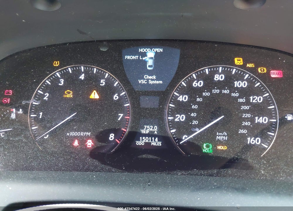 2008 LEXUS LS 460 VIN: JTHBL46F185073510
