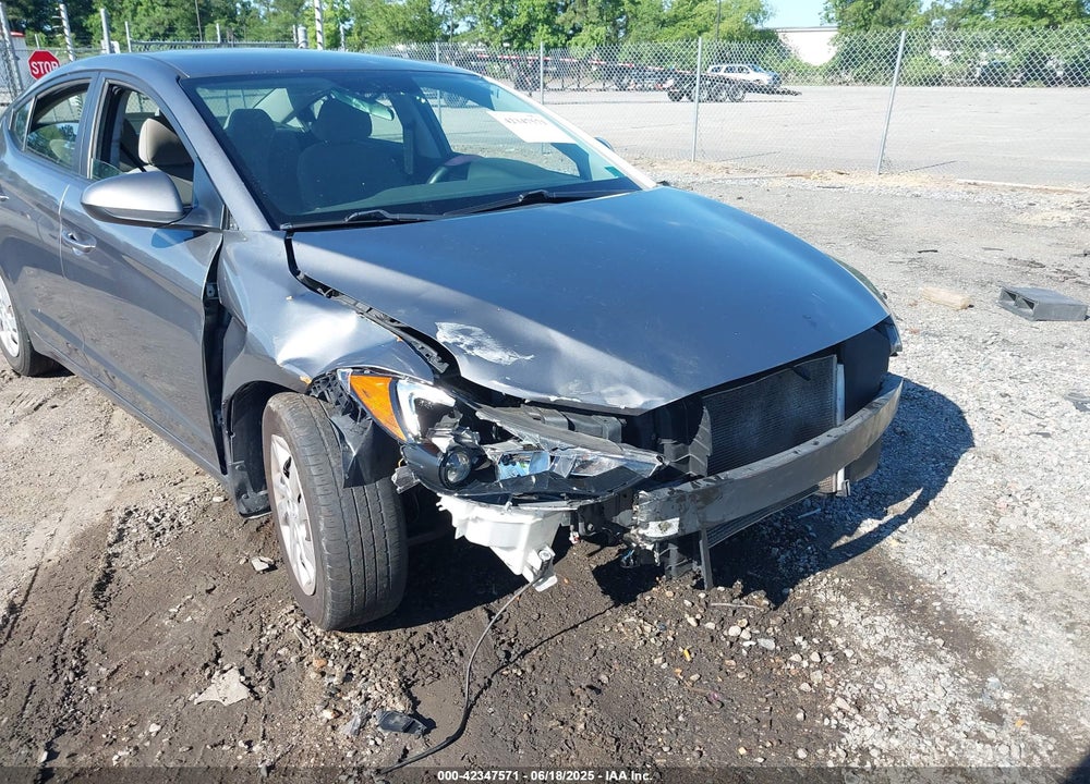 2018 HYUNDAI ELANTRA VIN: 5NPD74LF2JH374537