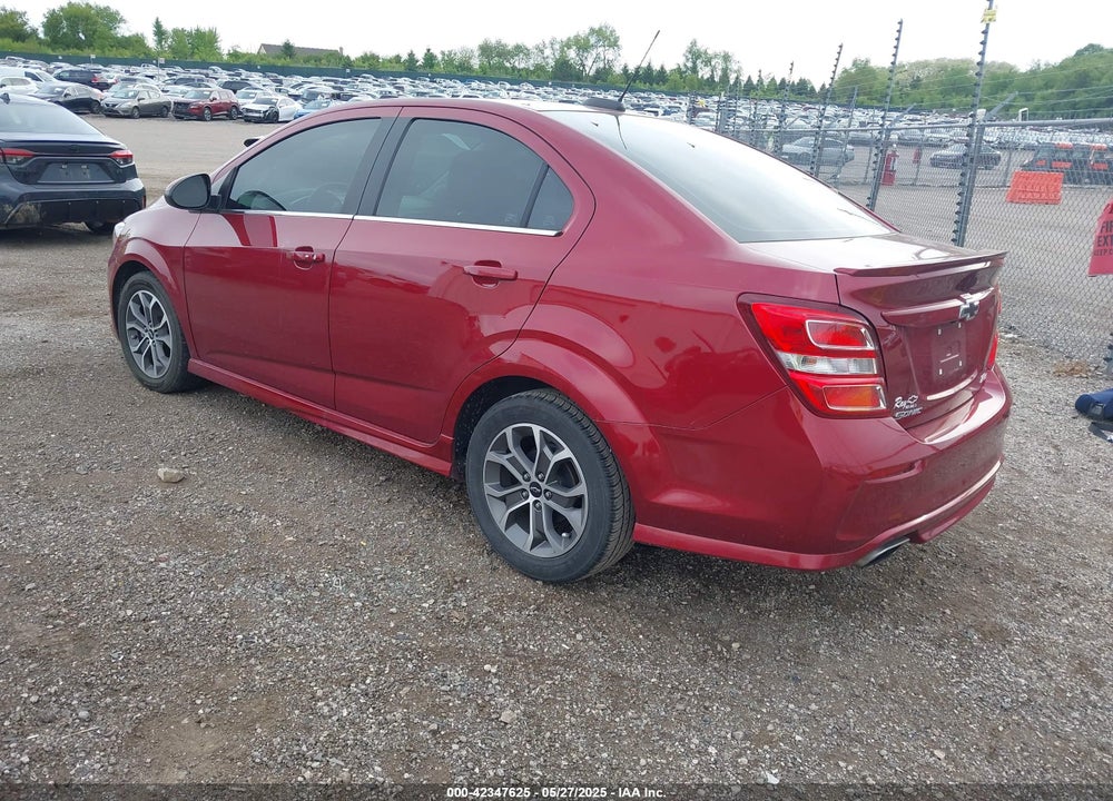 2019 CHEVROLET SONIC VIN: 1G1JD5SB3K4121419