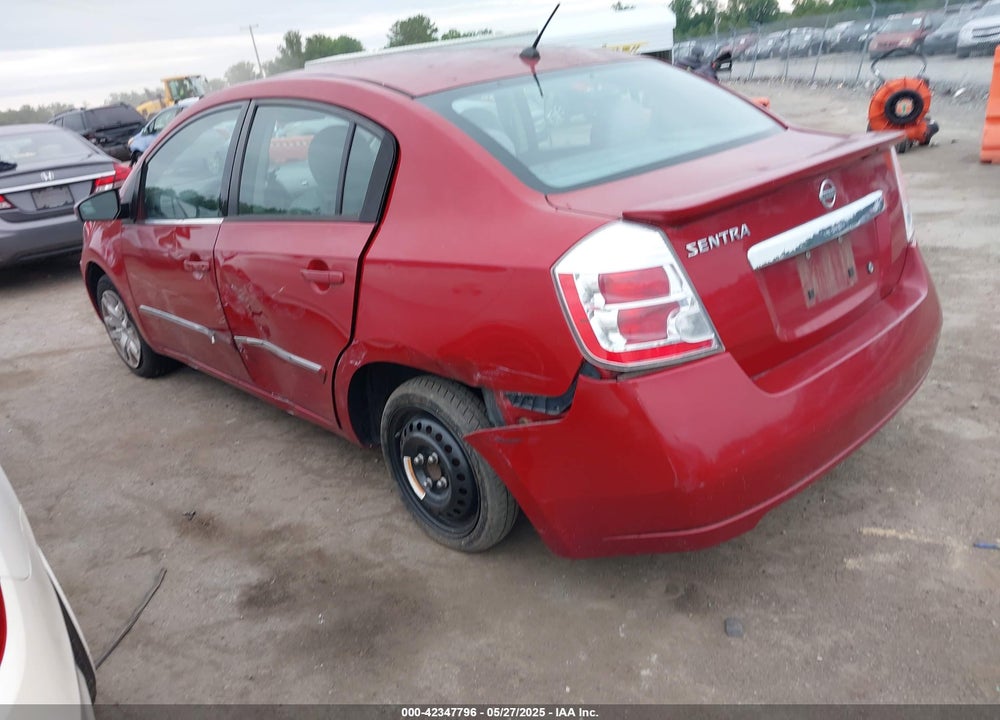 2011 NISSAN SENTRA VIN: 3N1AB6AP0BL729783