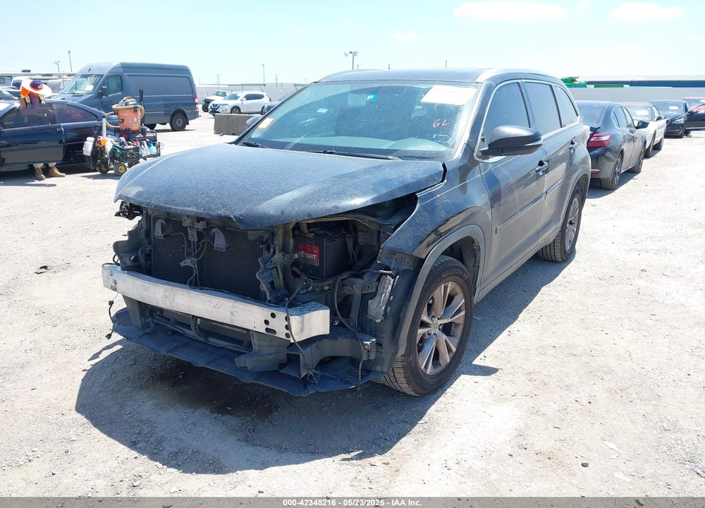 2014 TOYOTA HIGHLANDER XLE V6 VIN: 5TDKKRFH1ES036823