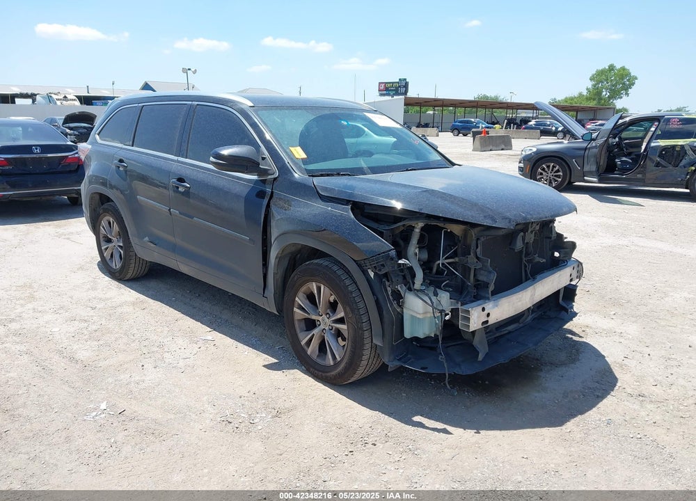 2014 TOYOTA HIGHLANDER XLE V6 VIN: 5TDKKRFH1ES036823