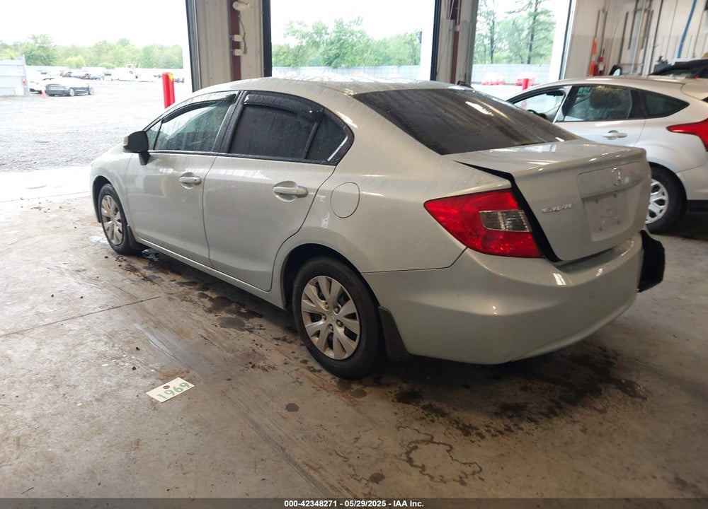 2012 HONDA CIVIC LX VIN: 2HGFB2F57CH579010