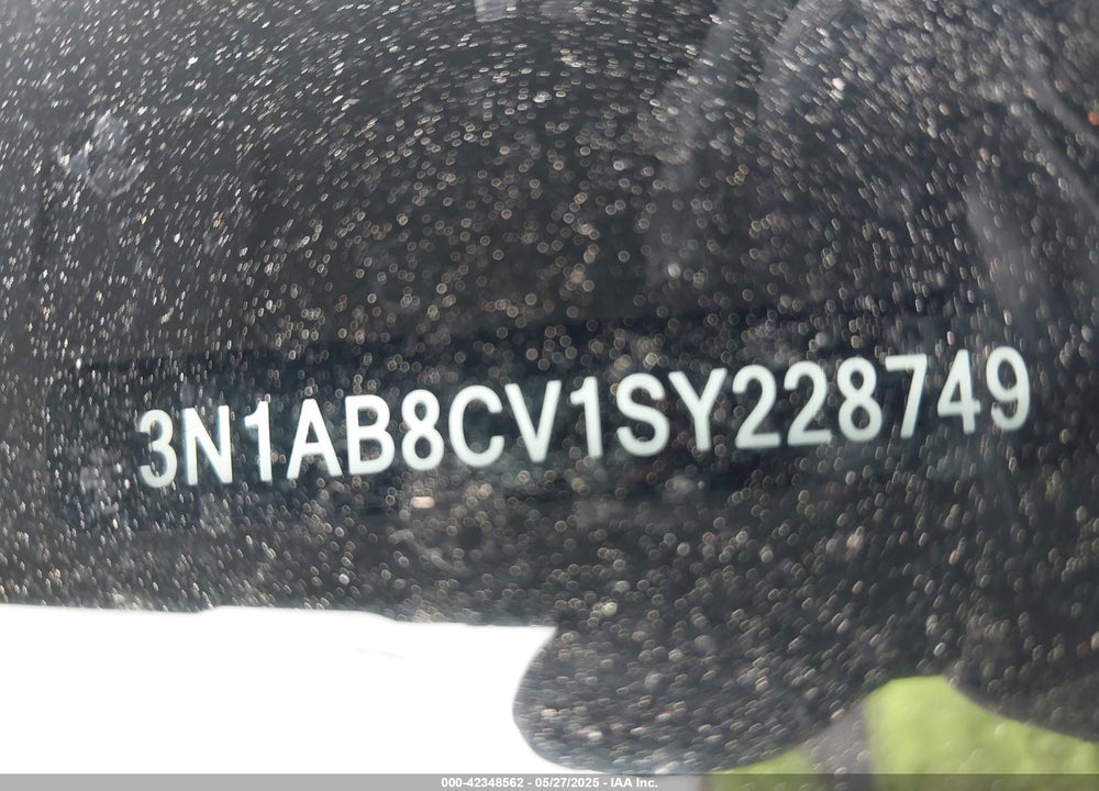 2025 NISSAN SENTRA VIN: 3N1AB8CV1SY228749
