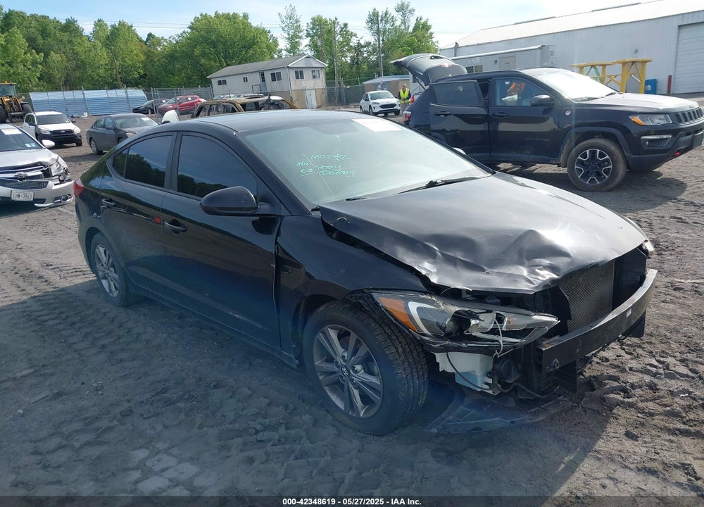2018 HYUNDAI ELANTRA SEL VIN: KMHD84LF6JU475448