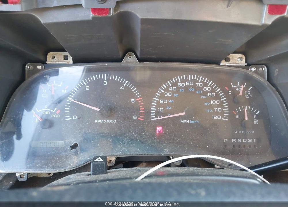 1998 DODGE RAM 1500 VIN: 1B7HC13Y6WJ209344