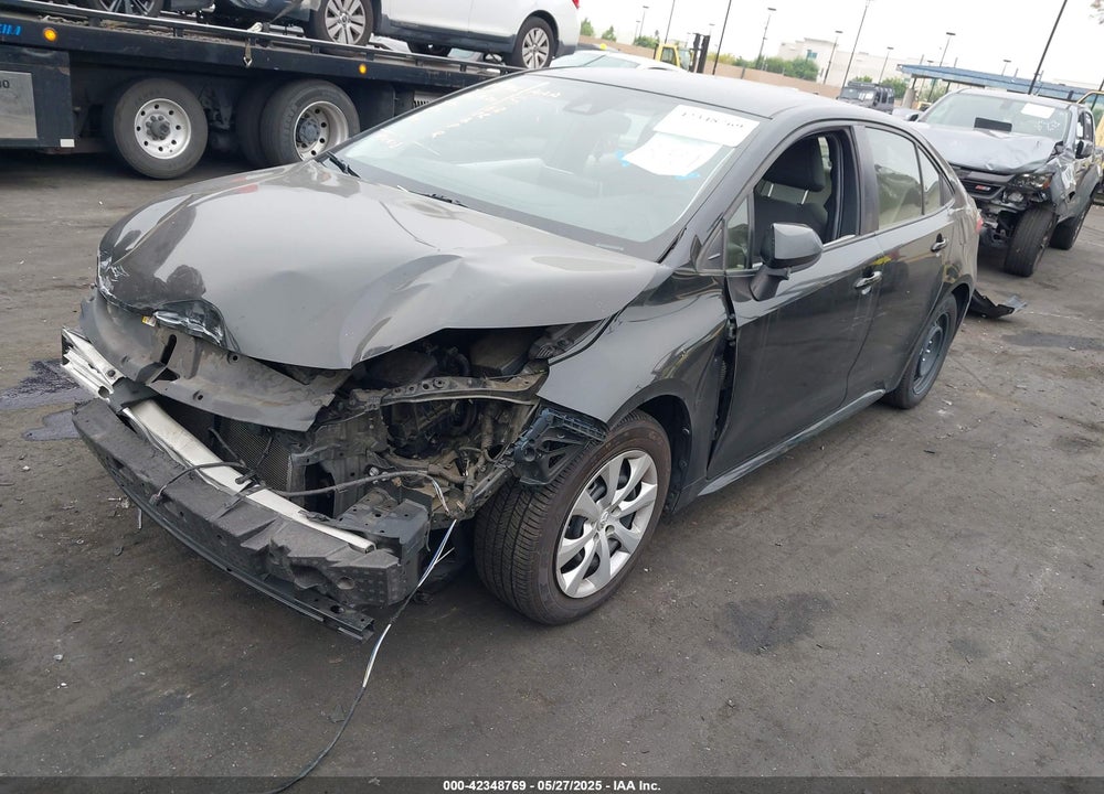 2021 TOYOTA COROLLA LE VIN: JTDEPMAE7MJ163411